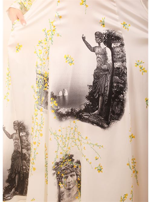 long silk dress Laboratorio Capri | GOMERAGINESTRA